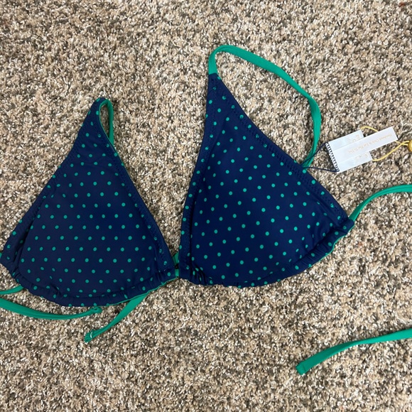 NWT reversible string bikini top size small James Draper Helen Jon - Picture 6 of 8